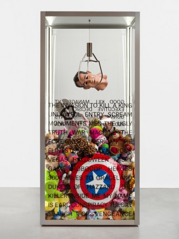 Kathryn Andrews, American Claw Game (Good Kill Management Executive Decision The Gunman Dead Presidents Red Dawn Captain America True Lies Soldier Soldier The Campaign Delivery Man Born Free License to Kill Man Down The World is Not Enough..., 2019, König Galerie