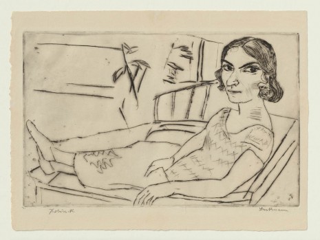 Max Beckmann, Italienerin, 1923 , Contemporary Fine Arts - CFA