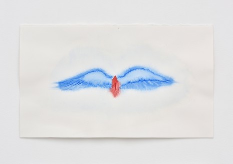 Annette Messager, Vagin bleu ailé, 2019, Marian Goodman Gallery
