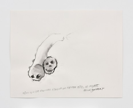 Annette Messager, Deux petites têtes de mort, 2019 , Marian Goodman Gallery