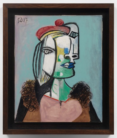 Pablo Picasso, Marie-Thérèse au béret rouge et au col de fourrure, 1937 , Hauser & Wirth