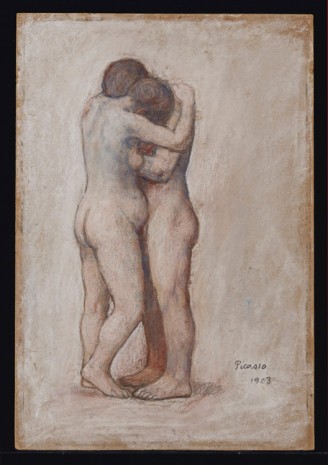 Pablo Picasso, L'étreinte , 1903, Hauser & Wirth
