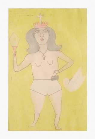 Joseph Elmer Yoakum, The only woman ruler of Assirea Asia Se., 1970, Venus Over Manhattan