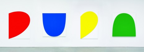 Ellsworth Kelly, Curves on White (Four Panels), 2012, Marian Goodman Gallery