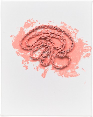Frances Stark, Chain Brain (pink), 2018 , Galerie Buchholz