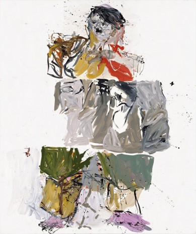 Georg Baselitz, Drei Streifen Mantel (Remix), 2007 , Galerie Thaddaeus Ropac