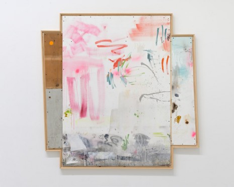 Yves Oppenheim, Abstract painting with low horizon, 2019 , Galerie Max Hetzler