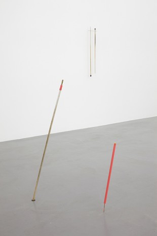 Margrét H. Blöndal, Untitled (watercolour, sticks, cardboard, thread, plastic), 2012, i8 Gallery