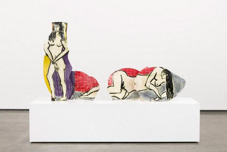 Betty Woodman, His and Hers Vases: Life Drawing, 2008 , David Kordansky Gallery