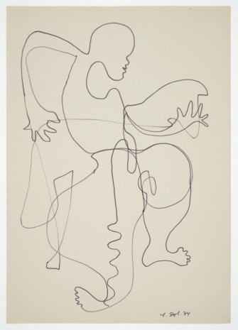 Margaret Raspé, Automatic Drawing 2, 1974 , Amanda Wilkinson