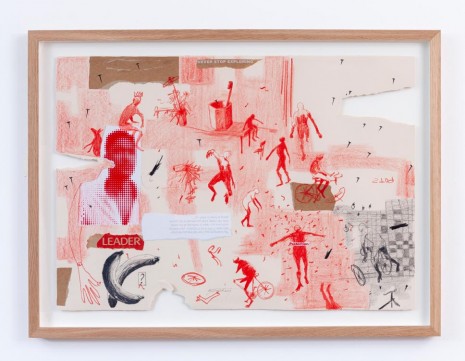 Nú Barreto, Rouge Silence, 2019, Galerie Nathalie Obadia