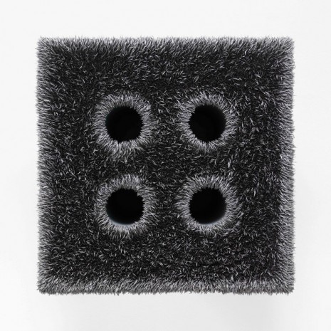 Donald Moffett , Lot 040814 (graphite quad), 2014 , Marianne Boesky Gallery