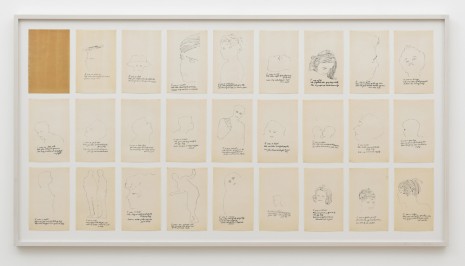 Andy Warhol, A is an Alphabet, 1953 , Galerie Buchholz