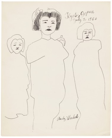 Andy Warhol, Kyoto, Japan - July 3, 1956, 1956 , Galerie Buchholz