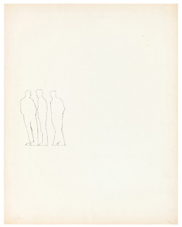 Andy Warhol, Three Figures, ca. 1953 , Galerie Buchholz