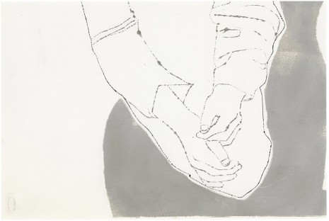 Andy Warhol, Male Crossed Hands, ca. 1957 , Galerie Buchholz