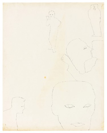 Andy Warhol, Blotted Line Figures, ca. 1953, Galerie Buchholz