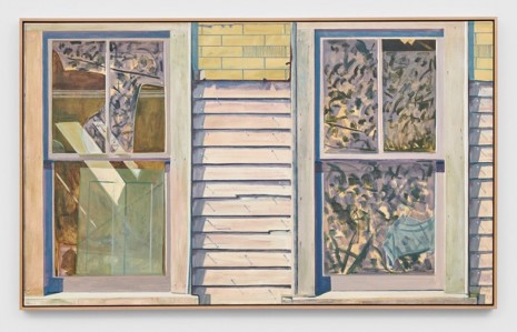 Lois Dodd, Two Windows, Clapboard Siding, 1987, Modern Art