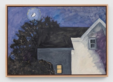 Lois Dodd, Moon + Doorlight, 2012, Modern Art
