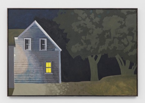 Lois Dodd, Night House with Lit Window, 2012, Modern Art