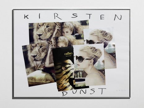 Karl Holmqvist, Untitled (Kirsten Dunst), 2012, Galerie Chantal Crousel