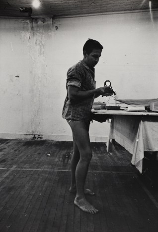 Ugo Mulas, Robert Rauschenberg in costume for Spring Training, 1964-65 , Matthew Marks Gallery