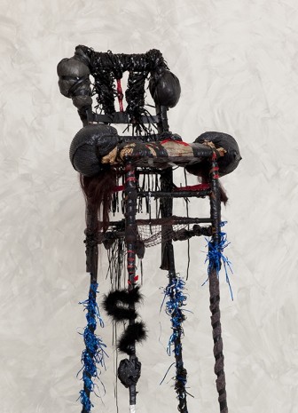 Wangechi Mutu, blackthrone XII (detail), 2012, Gladstone Gallery