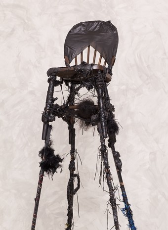Wangechi Mutu, blackthrone II (detail), 2011, Gladstone Gallery