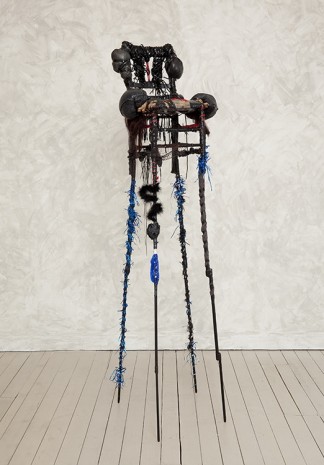 Wangechi Mutu, blackthrone XII, 2012, Gladstone Gallery