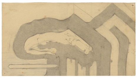 Otto Meyer-Amden, Study of ‘Shepherd’s Tale’, ca. 1914-1916 , Galerie Buchholz