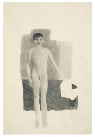 Otto Meyer-Amden, Study of nude boy, ca. 1915 , Galerie Buchholz