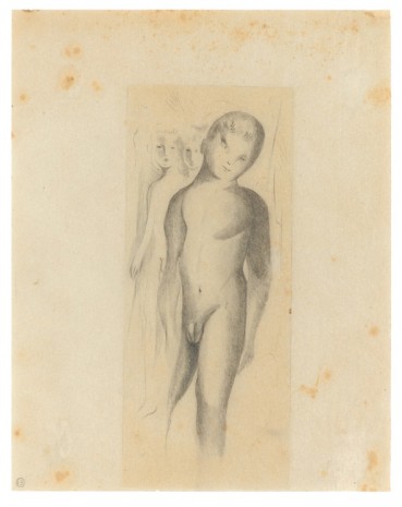 Otto Meyer-Amden, Standing nude boy, ca. 1920 , Galerie Buchholz