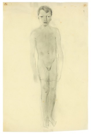 Otto Meyer-Amden, Study of nude boy, ca. 1915 , Galerie Buchholz