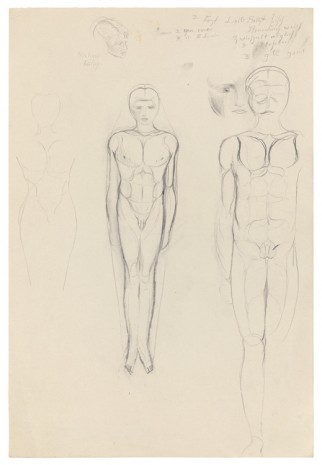 Otto Meyer-Amden, Study of nude boy, 1925 , Galerie Buchholz