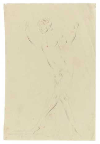 Otto Meyer-Amden, Study of dancing boy, ca. 1925 , Galerie Buchholz
