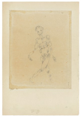 Otto Meyer-Amden, Study of dancing boy, 1925 , Galerie Buchholz