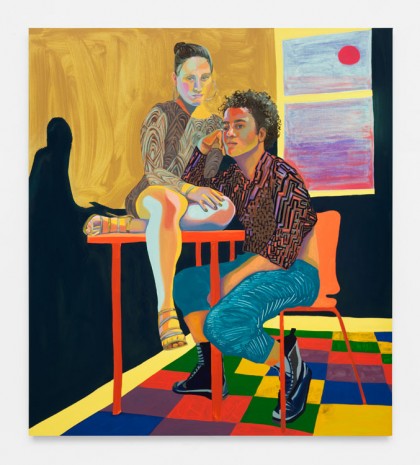 Aliza Nisenbaum, Ximena and Randy, Sunrise, 2018 , Anton Kern Gallery