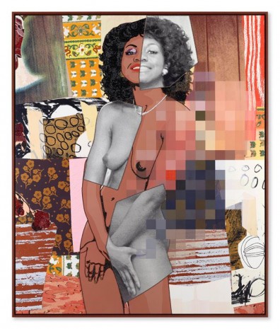 Mickalene Thomas, July 1977, 2019 , Galerie Nathalie Obadia
