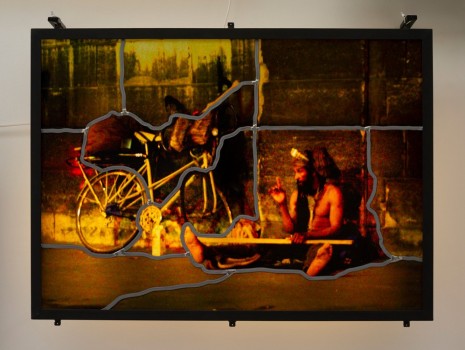 Sarkis, 14 - Homme au vélo, 2012 , Galerie Nathalie Obadia