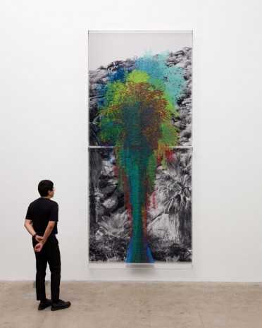 Charles Gaines, Numbers and Trees: Palm Canyon, Palm Trees Series 2, Tree #10, Tübatulabal, 2019 , Hauser & Wirth