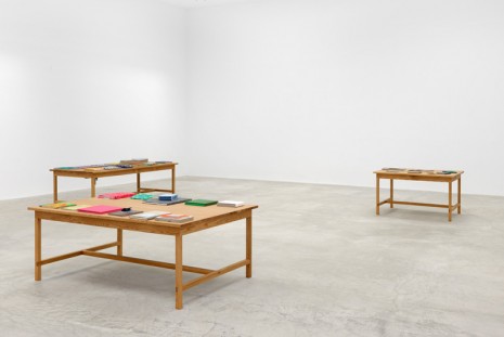 Laura Owens, Books and Tables, Matthew Marks Gallery