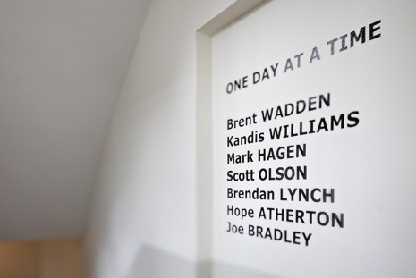 Mark Hagen, Kandis Williams, Scott Olson, Brendan Lynch, Brent Wadden..., One day at a time, Peres Projects