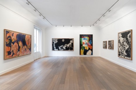 Pierre Alechinsky, Karel Appel, Travaux à deux pinceaux (1976-1978), Galerie Lelong & Co.
