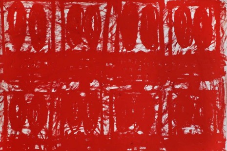 Rashid Johnson, Untitled Anxious Red Drawings, Hauser & Wirth