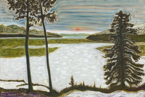 Billy Childish, wolves, sunsets and the self, Lehmann Maupin