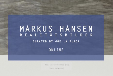 Markus Hansen, REALITÄTSBILDER, Cardi Gallery