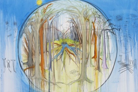 Fabrice Hyber, Habiter la forêt, Galerie Nathalie Obadia