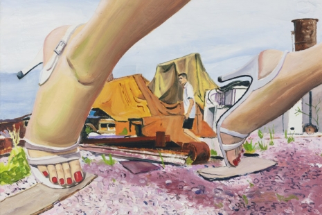 Madeleine Roger-Lacan, Painting under my skirt, galerie frank elbaz