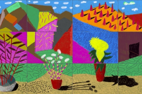 David Hockney, 20 Flowers and Some Bigger Pictures, Galerie Lelong & Co.