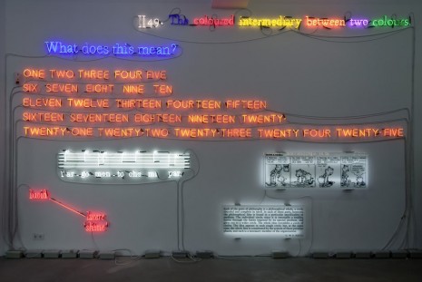 Joseph Kosuth, Insomnia: assorted, illuminated, fixed., Sprüth Magers